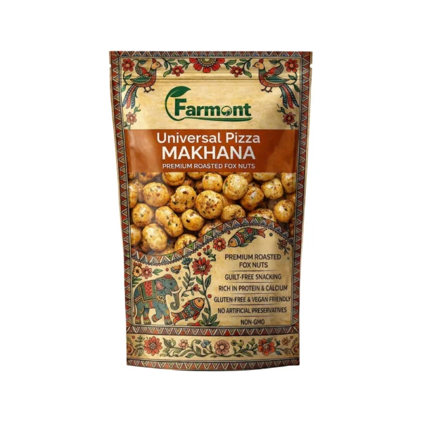 Universal pizza flavored makhana snack pack
